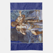 アンソニーとクレオパトラの愛クラシック キッチンタオル (縦)