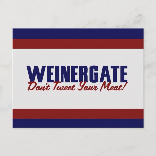 アンソニーウィーナー ポストカード (正面)