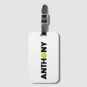 アンソニー・テニス ラゲッジタグ (正面縦)