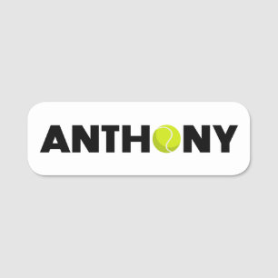 アンソニー・テニス 名札