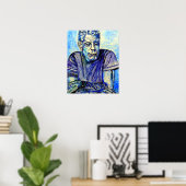 アンソニー・ブルダン・ブルー ポスター (ホームオフィス)