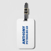 アンソニー・ペトロル頭 ラゲッジタグ (正面縦)