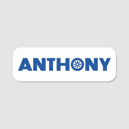 アンソニー・ペトロル頭 名札 (正面)