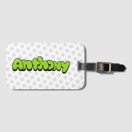 アンソニー ラゲッジタグ (正面横)