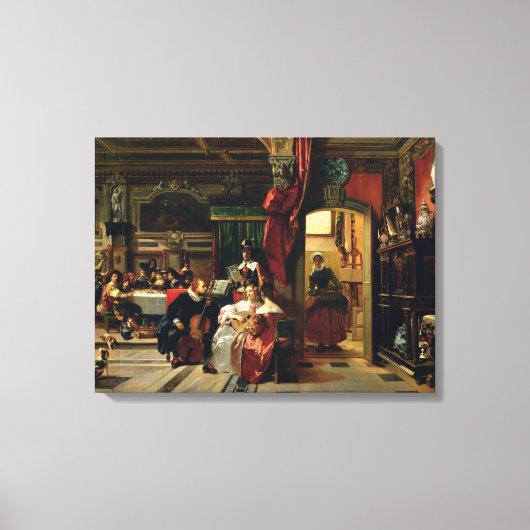 アンソニー・ヴァン・ダイク卿（ロンドン、1837年） キャンバスプリント (正面)