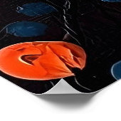 アンソロパジャロ鮮やか- Bird and フローラ Art ポスター (角)