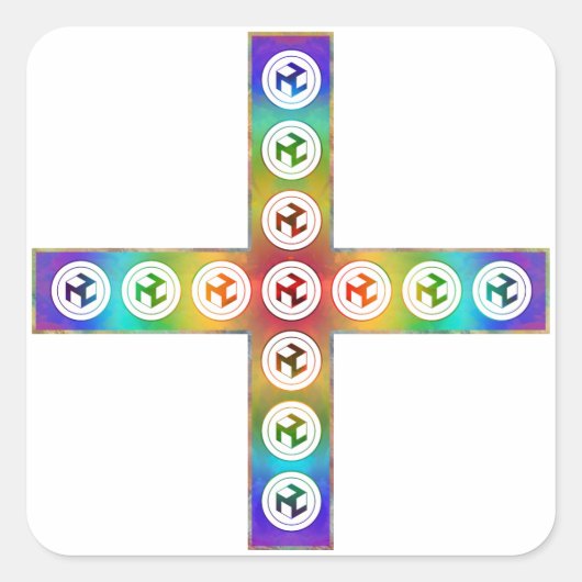 アンタカラナクロス – 男性アンタカラナ スクエアシール (正面)