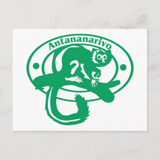 アンタナナリボ切手 ポストカード (正面)