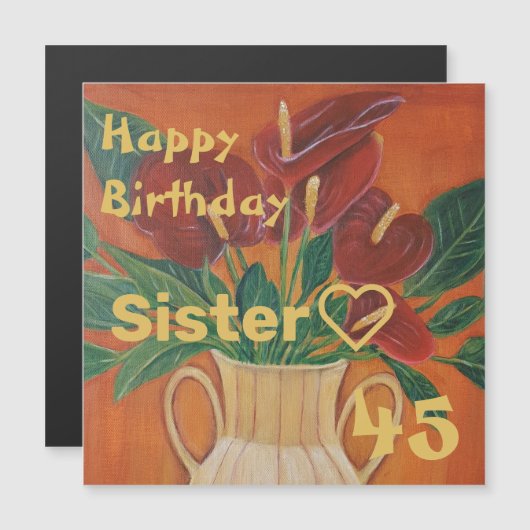 アンタリウム絵を描花のカスタム妹 (正面/裏面)