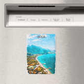 アンタリスタイリッシュアトルコ水カラーイラストレーション マグネット (インサイチュ (食洗機))