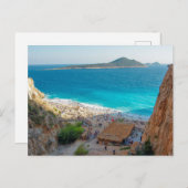 アンタルヤアイブロカプタスビーチ.トルコ シーズンポストカード (正面/裏面)