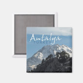 アンタルヤトルキーマウンテンシーン冷蔵庫用マグネット マグネット (正面/裏面)
