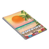 アンタルヤトルコビーチ旅行ポスター ノートブック (右側)