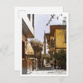 アンタルヤトルコ美しいカラーペンシルシティ ポストカード (正面/裏面)