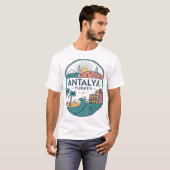 アンタルヤ、トルコ Tシャツ (正面フル)