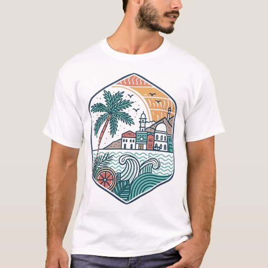 アンタルヤ、トルコ Tシャツ (正面)