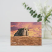 アンタ・ド・タパダオ・ドルメン。クレトの新石器遺跡 ポストカード (スタンド正面)