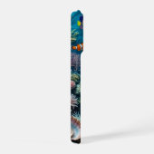 アンダウォーターパールリーフiPhone 15 Pro カー　– オーシャンF iPhoneケース (右側面)