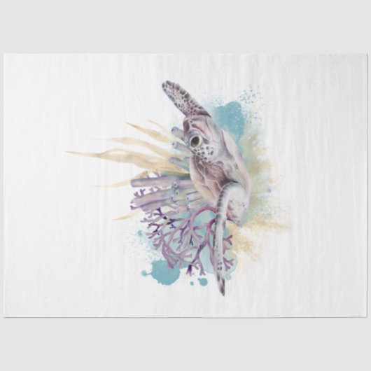 アンダウォーター・ウォーターカラー・シリーズ デザイン5 薄葉紙 (正面)