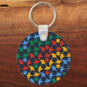 アンダルシアのタイル12 (Alhambra Palace, Granada) キーホルダー (正面)