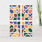 アンダルシアのタイル1 サンキューカード (裏面)