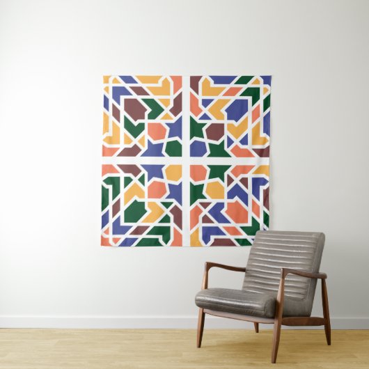 アンダルシアのタイル1 タペストリー (インサイチュ(横))