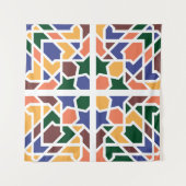 アンダルシアのタイル1 タペストリー (正面)