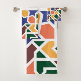 アンダルシアのタイル1 バスタオルセット