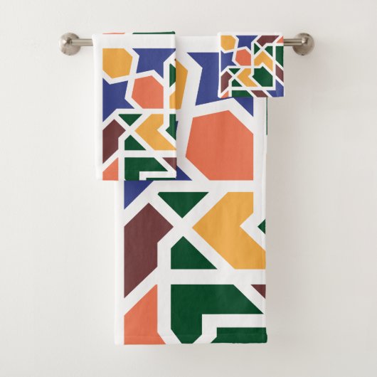 アンダルシアのタイル1 バスタオルセット (インサイチュ)