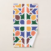 アンダルシアのタイル1 バスタオルセット (ハンドタオル)