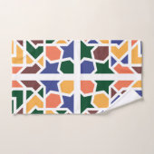 アンダルシアのタイル1 バスタオルセット (ハンドタオル)