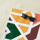 アンダルシアのタイル1 ビーチタオル (インサイチュ)