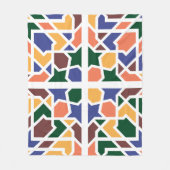 アンダルシアのタイル1 フリースブランケット (正面)