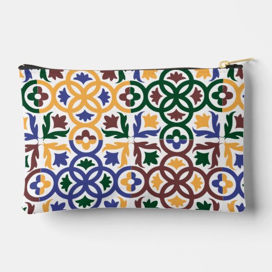 アンダルシアのタイル3 アクセサリーポーチ (裏面)