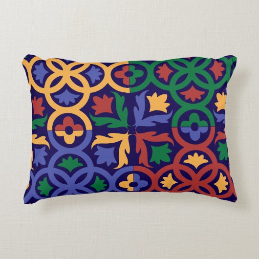 アンダルシアのタイル3 アクセントクッション (正面)