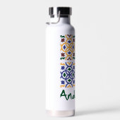 アンダルシアのタイル3 ウォーターボトル (右面)