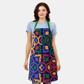 アンダルシアのタイル3 エプロン (着用した状態)