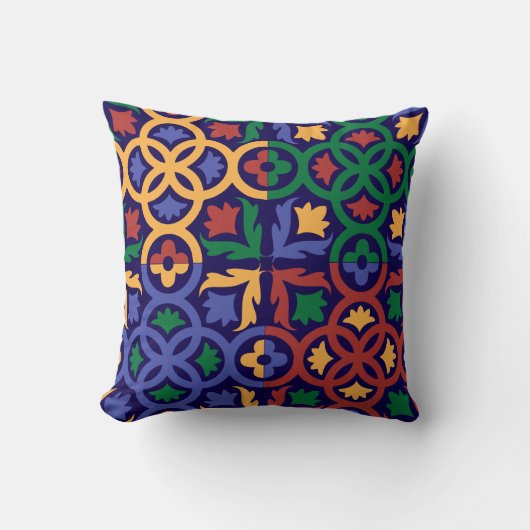 アンダルシアのタイル3 クッション (正面)