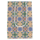 アンダルシアのタイル3 ミディアムペーパーバッグ (裏面)