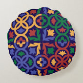 アンダルシアのタイル3 ラウンドクッション (裏面)