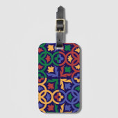 アンダルシアのタイル3 ラゲッジタグ (正面縦)