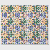 アンダルシアのタイル3 ラッピングペーパー (フラット)