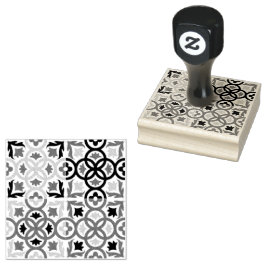 アンダルシアのタイル3 ラバースタンプ