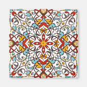 アンダルシアのモザイク マグネット (正面)