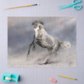 アンダルシアのリンゴ灰色の馬 薄葉紙 (クラフト)