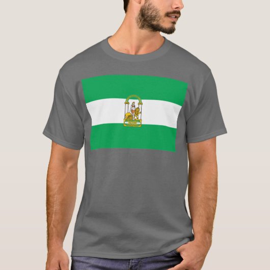アンダルシアの旗のTシャツ Tシャツ (正面)