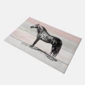 アンダルシアの馬のドアマット ドアマット (アングル)