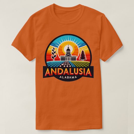 アンダルシアアラバマTシャツ Tシャツ (デザイン正面)