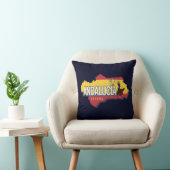 アンダルシアスペインレトロマップヴィンテージフラメンコホリデー クッション (椅子)