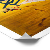 アンダルシアスペインヴィンテージ旅行 ポスター (角)